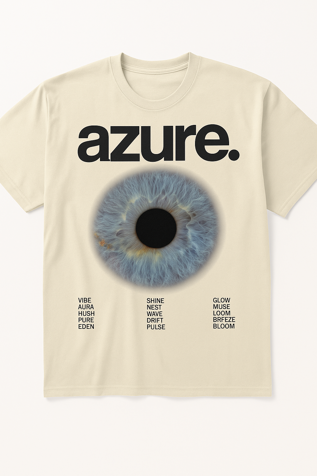 "Azure Pulse" – Luxe Harbour Tee