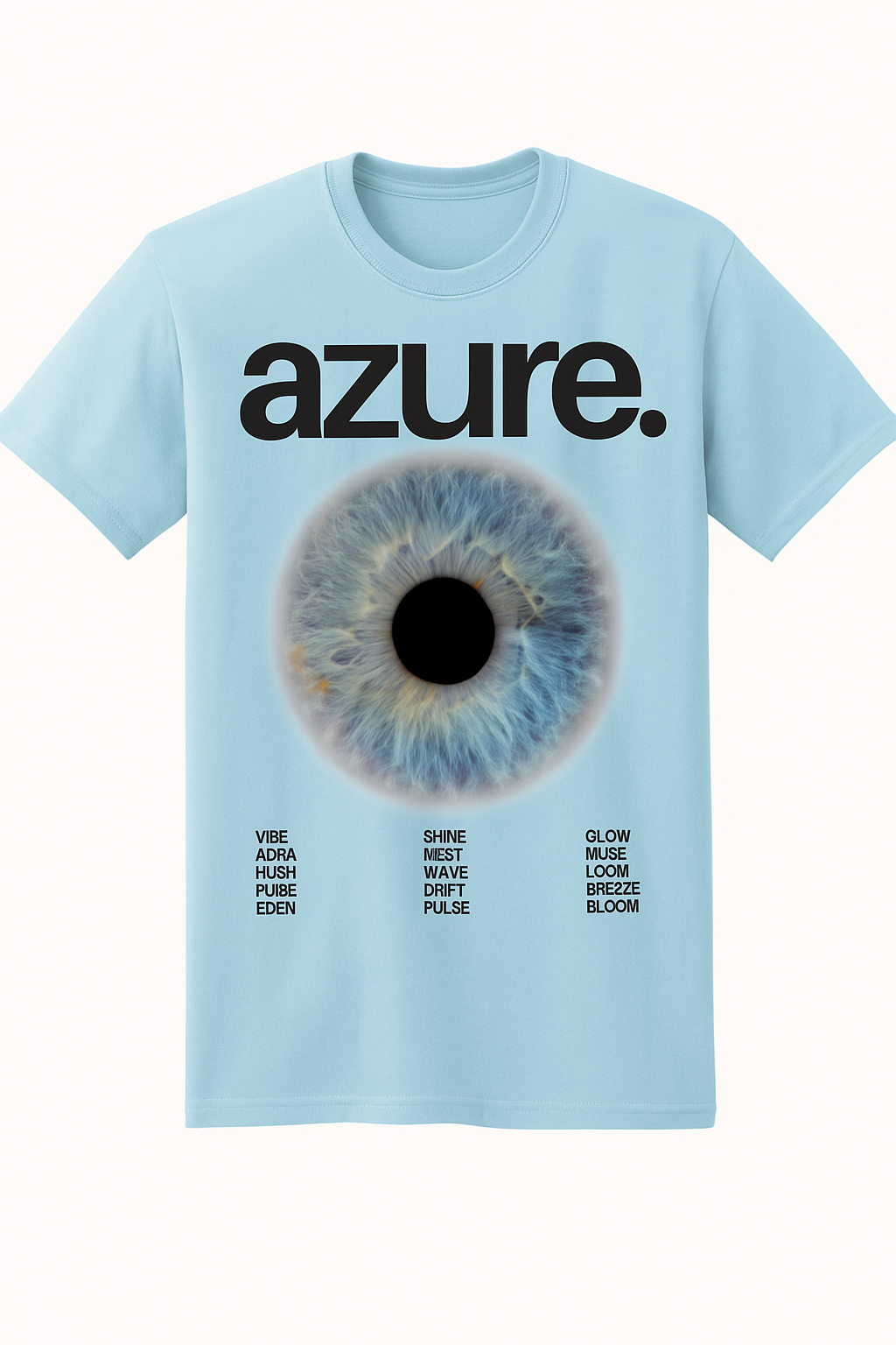"Azure Pulse" – Luxe Harbour Tee